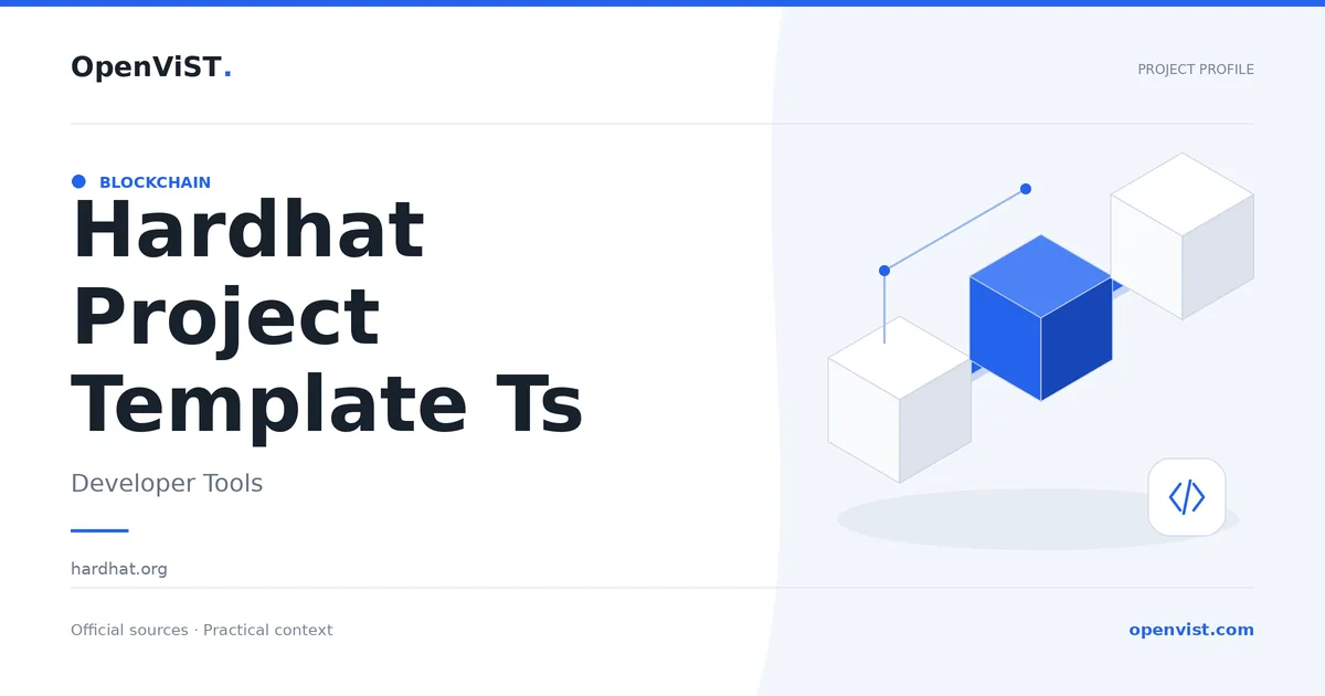 Hardhat Project Template Ts — OpenViST project profile in Developer Tools.