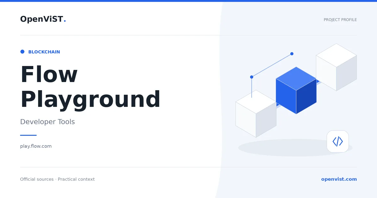 Flow Playground — OpenViST project profile in Developer Tools.