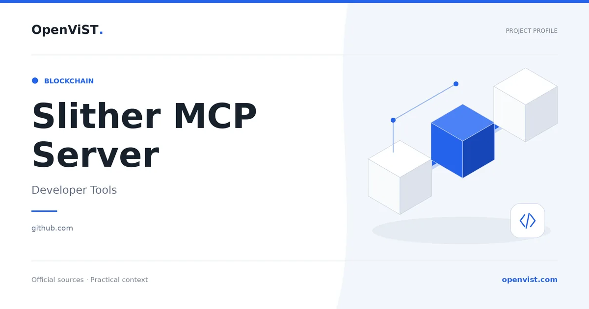 Slither MCP Server — OpenViST project profile in Developer Tools.