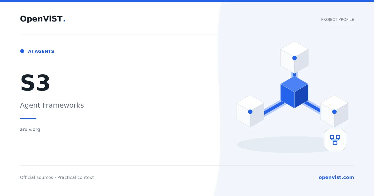 S3 — OpenViST project profile in Agent Frameworks.