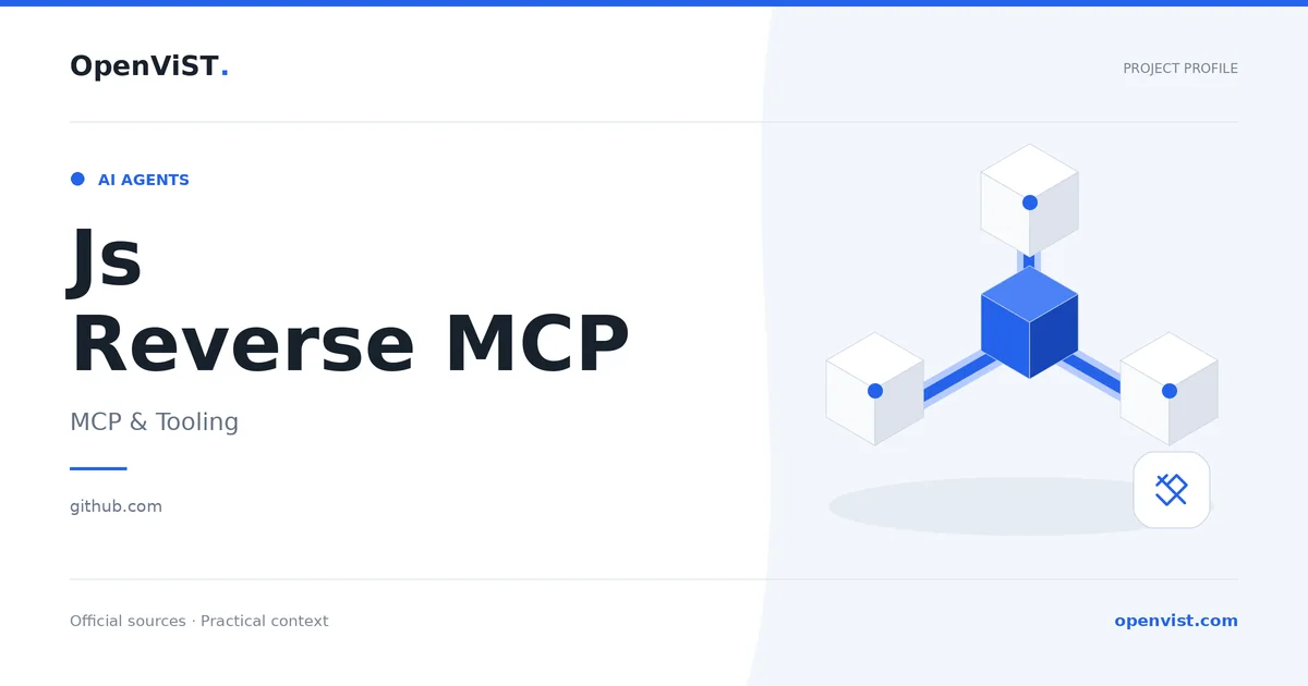 Js Reverse MCP — OpenViST project profile in MCP & Tooling.