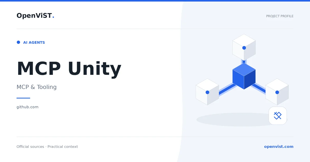 MCP Unity — OpenViST project profile in MCP & Tooling.