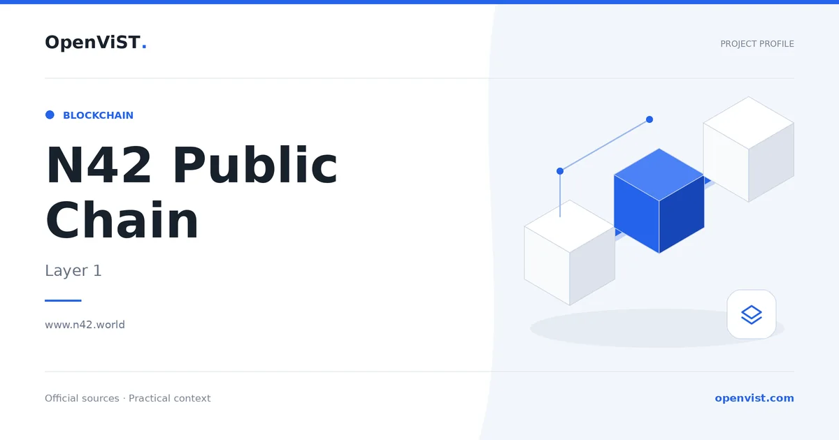 N42 Public Chain — OpenViST project profile in Layer 1.