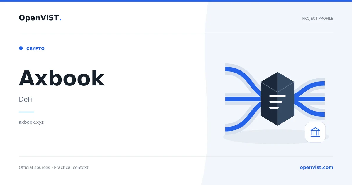 Axbook — OpenViST project profile in DeFi.