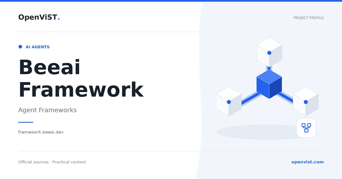 Beeai Framework — OpenViST project profile in Agent Frameworks.