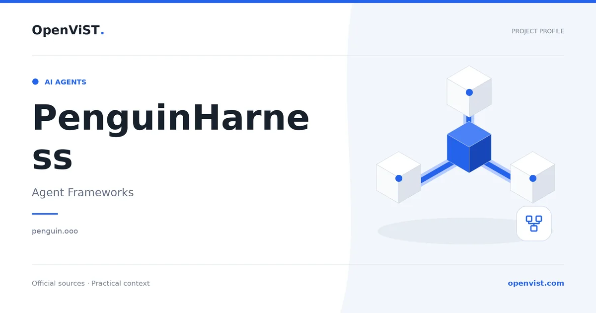 PenguinHarness — OpenViST project profile in Agent Frameworks.