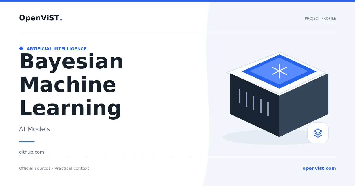 Bayesian Machine Learning — OpenViST project profile in AI Models.
