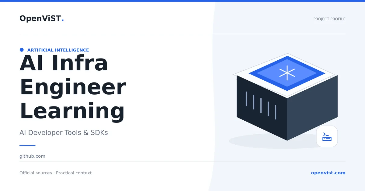AI Infra Engineer Learning — OpenViST project profile in AI Developer Tools & SDKs.