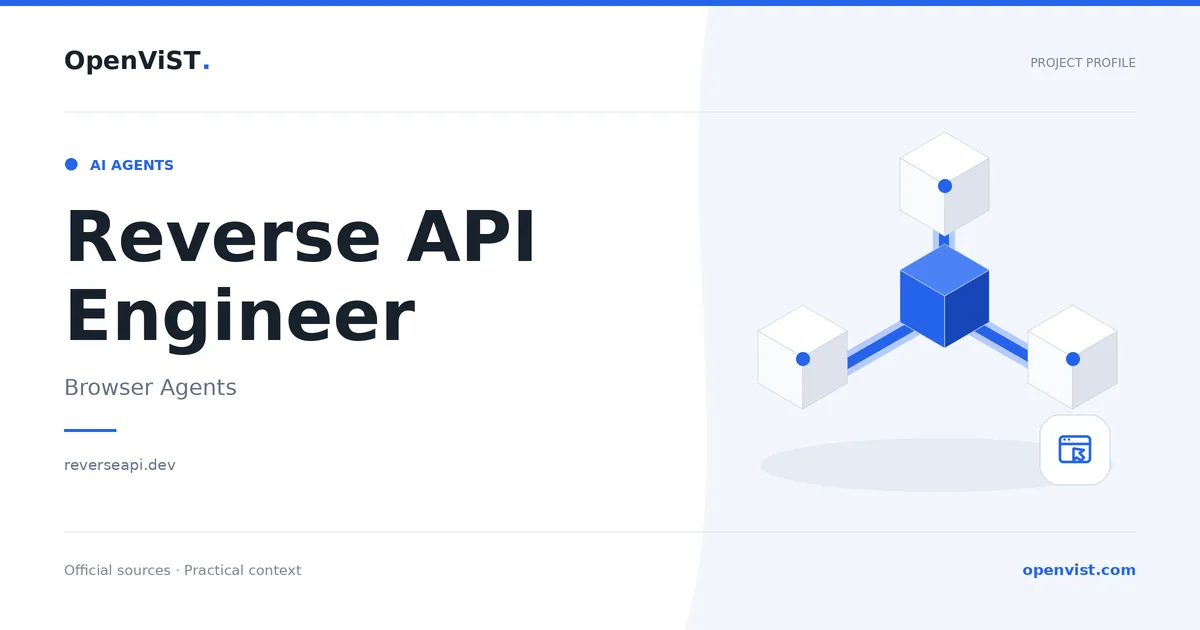 Reverse API Engineer — OpenViST project profile in Browser Agents.