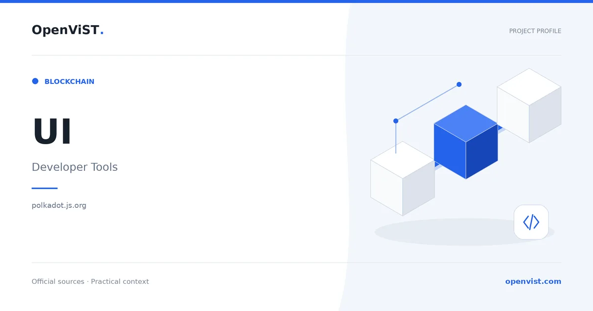 UI — OpenViST project profile in Developer Tools.