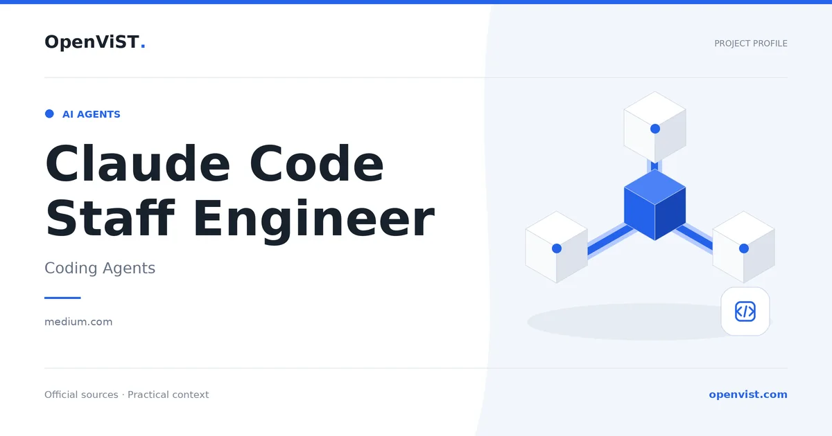 Claude Code Staff Engineer — OpenViST project profile in Coding Agents.