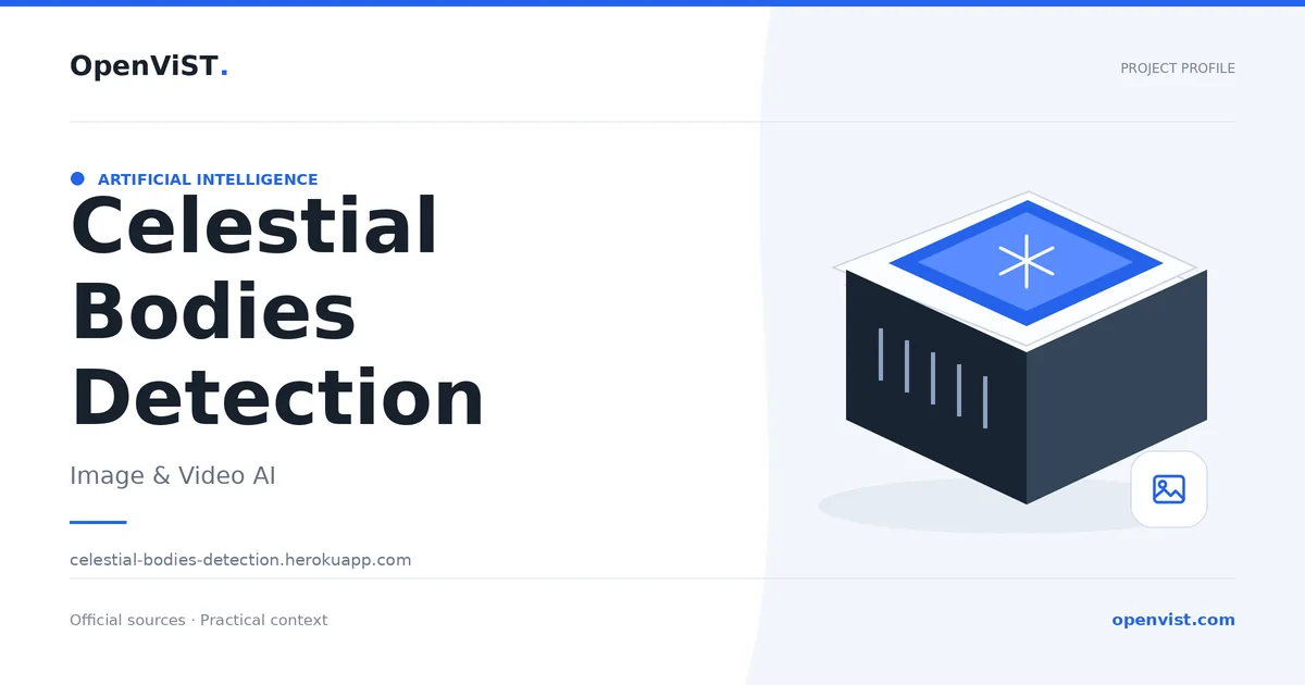 Celestial Bodies Detection — OpenViST project profile in Image & Video AI.