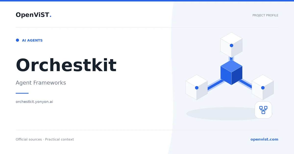 Orchestkit — OpenViST project profile in Agent Frameworks.