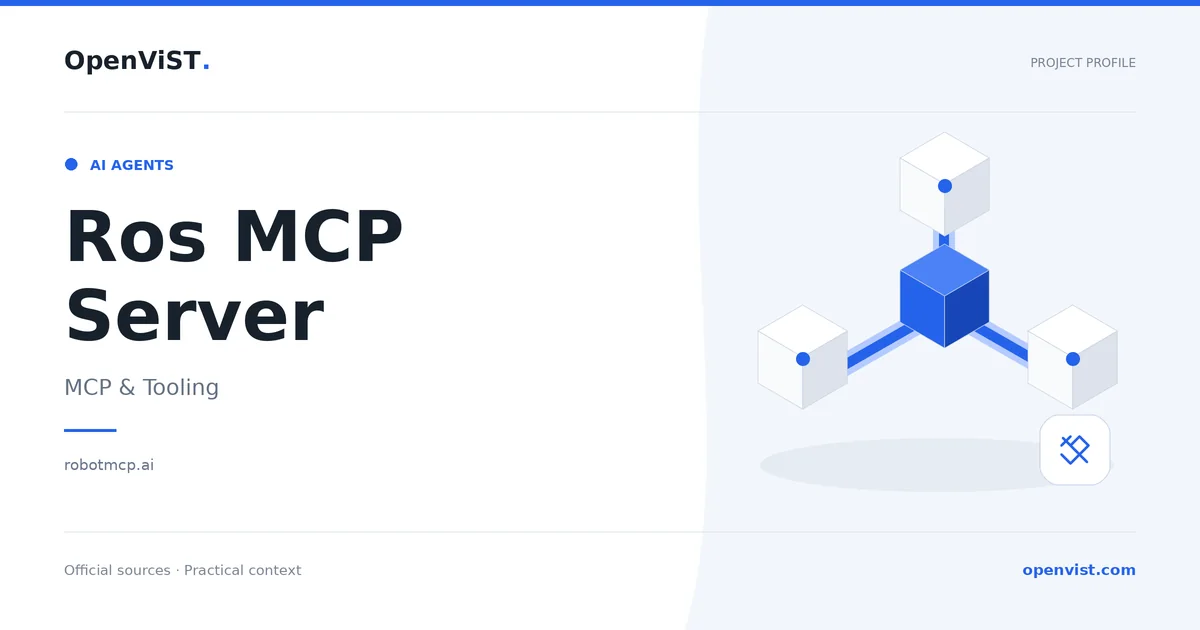 Ros MCP Server — OpenViST project profile in MCP & Tooling.