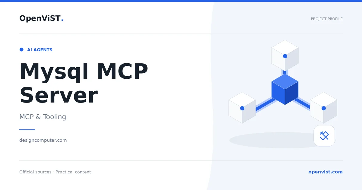Mysql MCP Server — OpenViST project profile in MCP & Tooling.