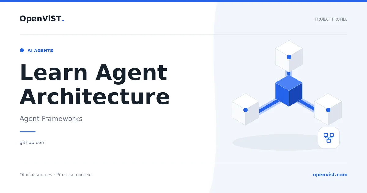 Learn Agent Architecture — OpenViST project profile in Agent Frameworks.
