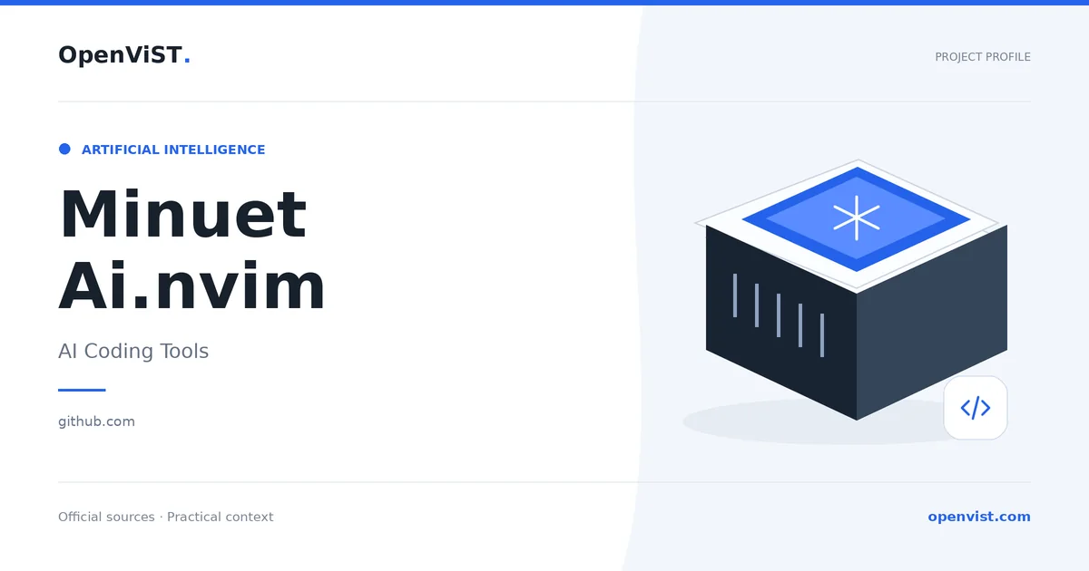 Minuet Ai.nvim — OpenViST project profile in AI Coding Tools.