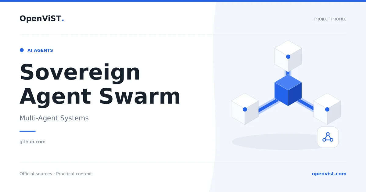 Sovereign Agent Swarm — OpenViST project profile in Multi-Agent Systems.