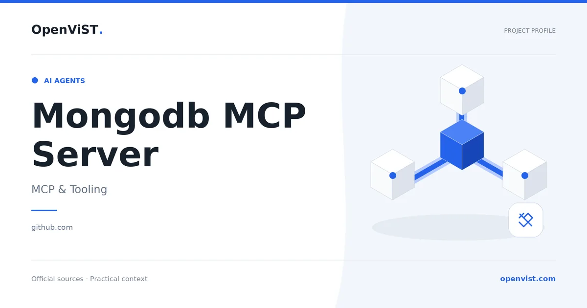 Mongodb MCP Server — OpenViST project profile in MCP & Tooling.