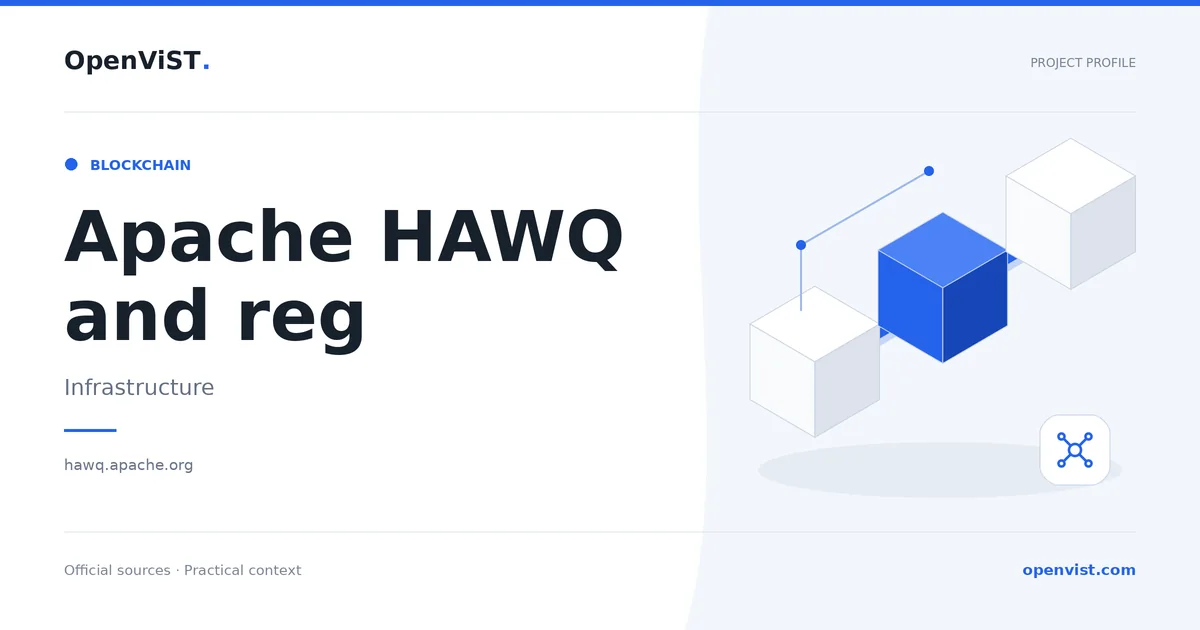 Apache HAWQ and reg — OpenViST project profile in Infrastructure.