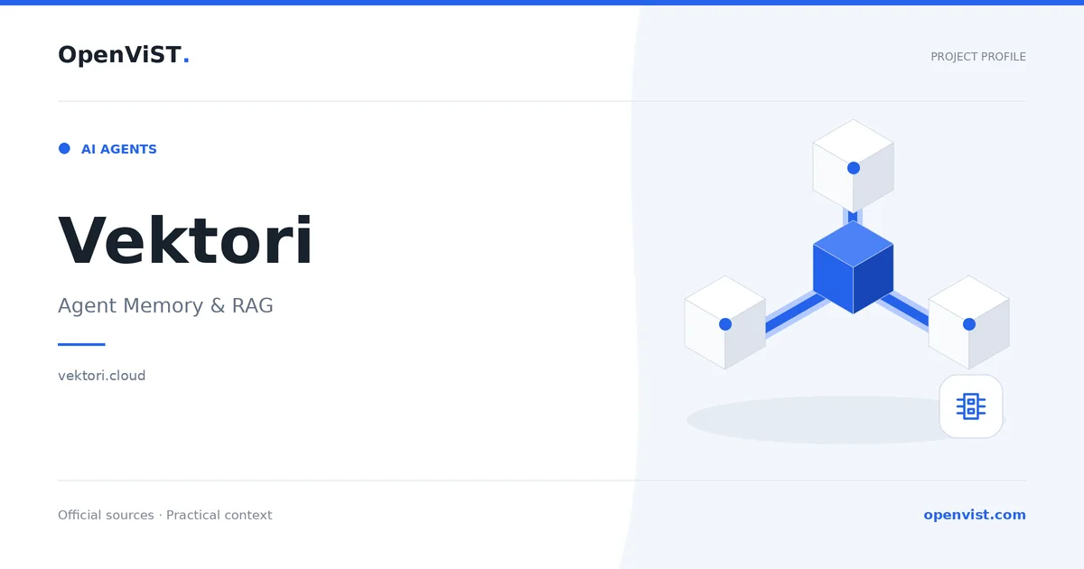 Vektori — OpenViST project profile in Agent Memory & RAG.