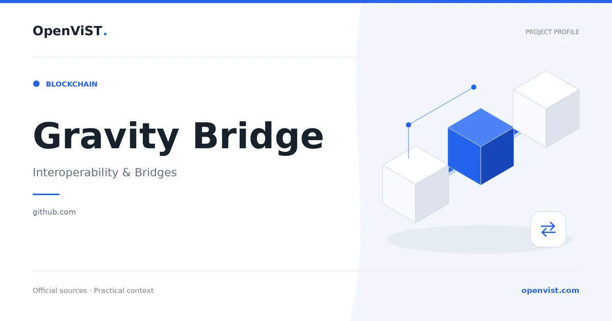 Gravity Bridge — OpenViST project profile in Interoperability & Bridges.