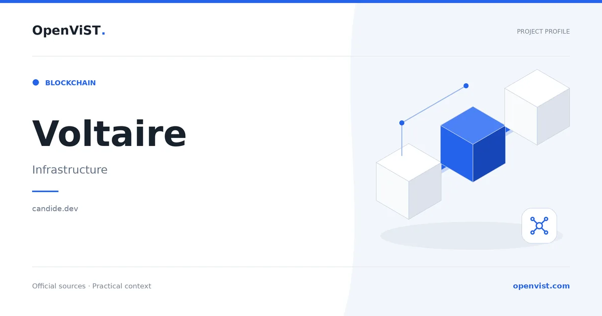Voltaire — OpenViST project profile in Infrastructure.