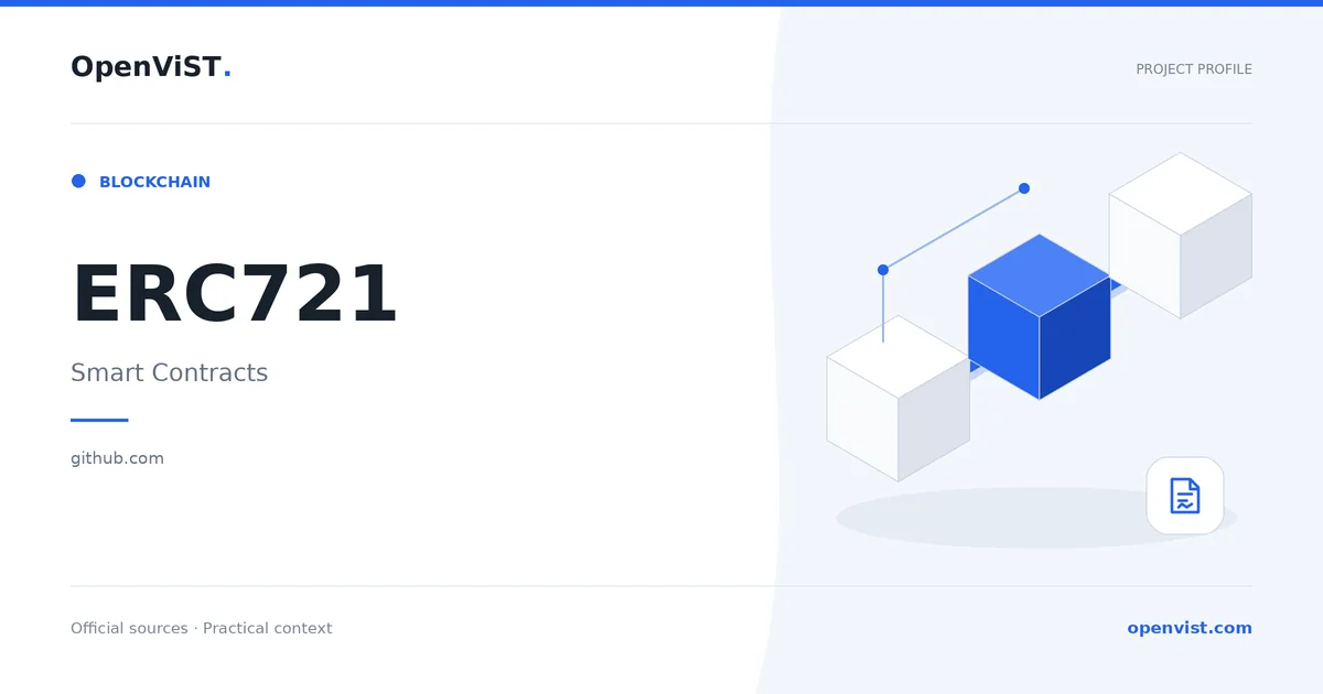 ERC721 — OpenViST project profile in Smart Contracts.