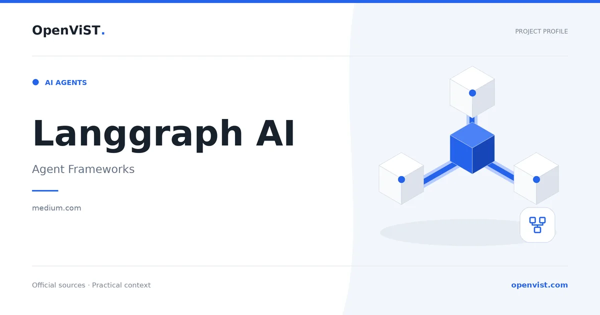 Langgraph AI — OpenViST project profile in Agent Frameworks.