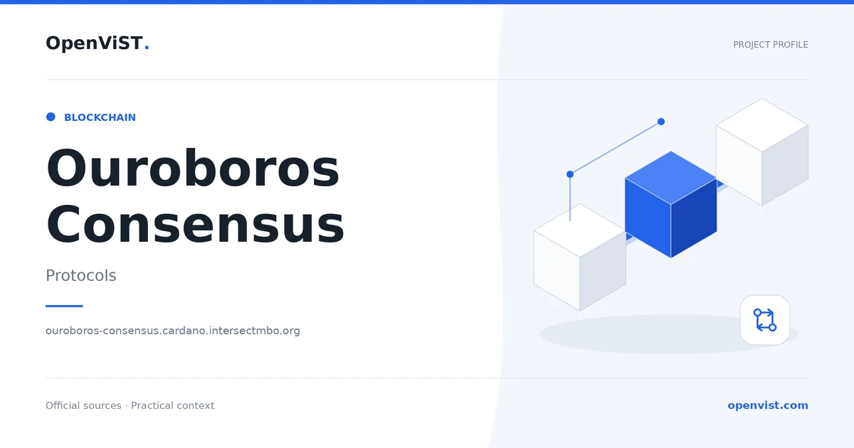 Ouroboros Consensus — OpenViST project profile in Protocols.