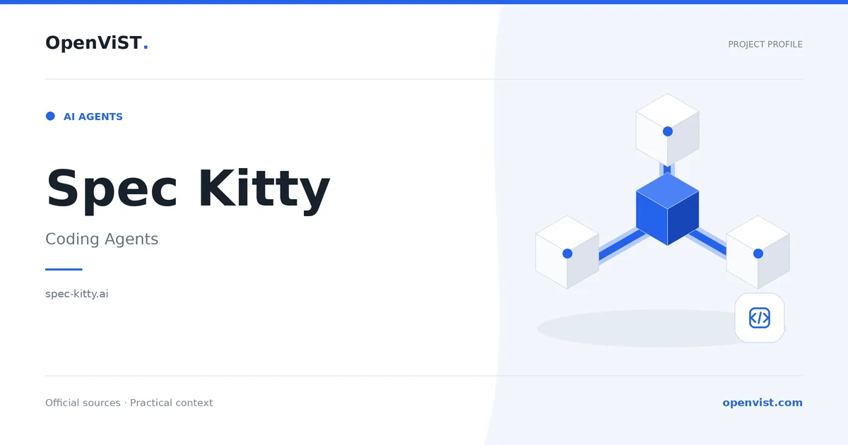 Spec Kitty — OpenViST project profile in Coding Agents.