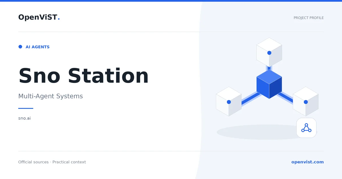 Sno Station — OpenViST project profile in Multi-Agent Systems.