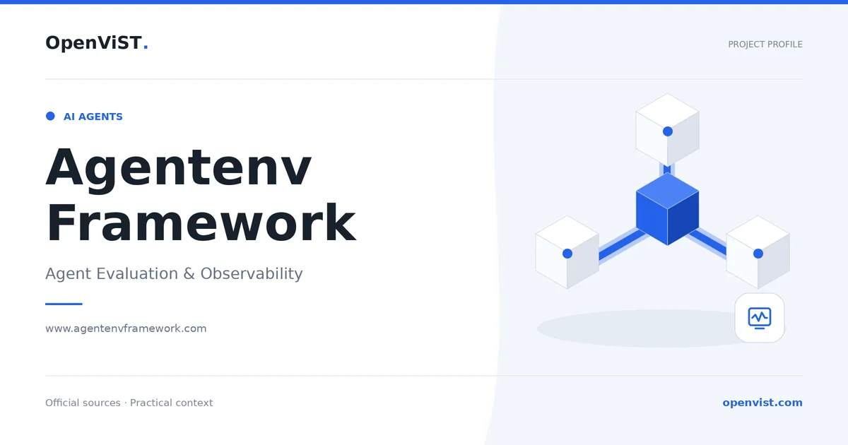 Agentenv Framework — OpenViST project profile in Agent Evaluation & Observability.