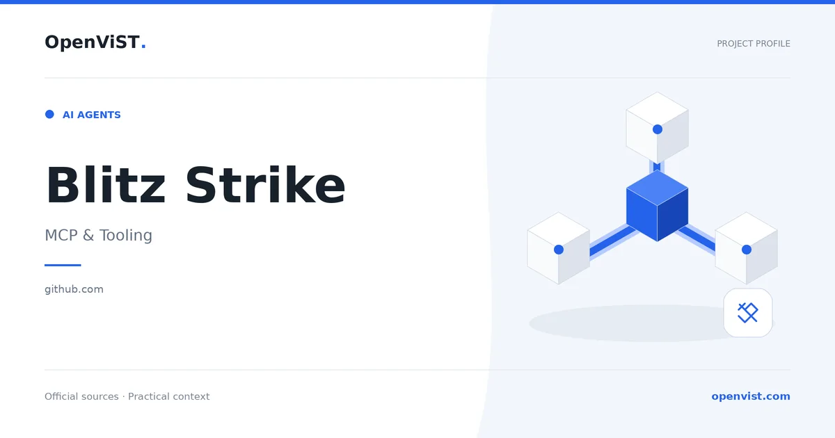 Blitz Strike — OpenViST project profile in MCP & Tooling.