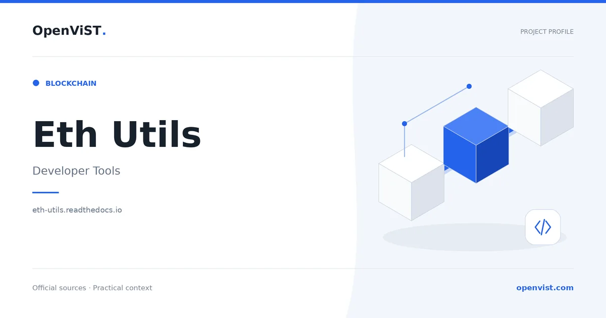 Eth Utils — OpenViST project profile in Developer Tools.
