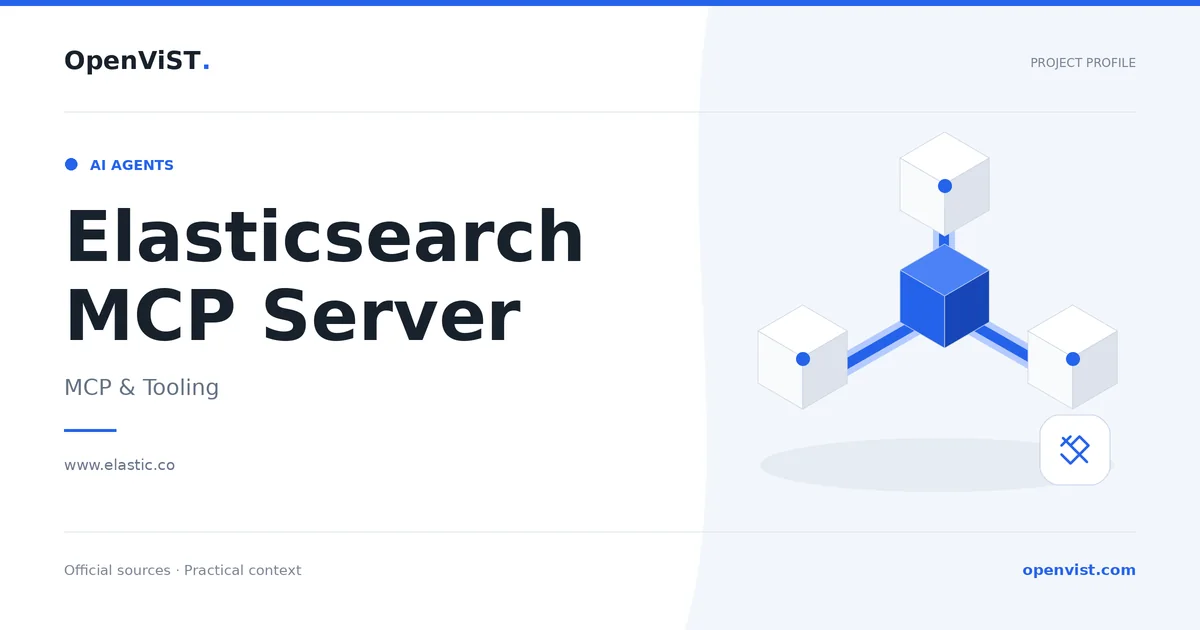 Elasticsearch MCP Server — OpenViST project profile in MCP & Tooling.
