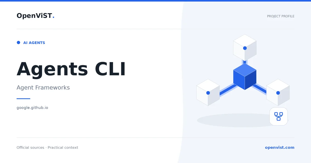 Agents CLI — OpenViST project profile in Agent Frameworks.