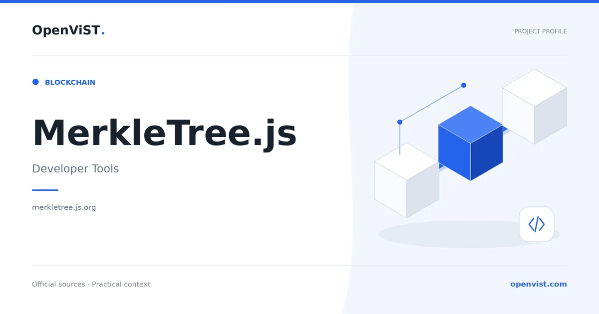 MerkleTree.js — OpenViST project profile in Developer Tools.