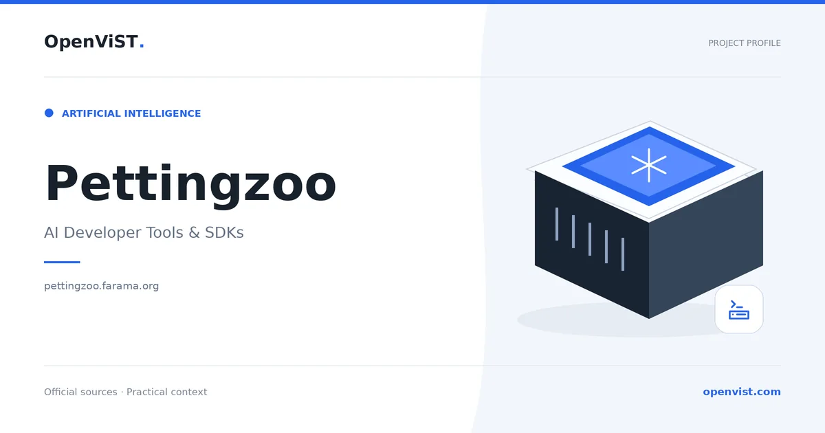 Pettingzoo — OpenViST project profile in AI Developer Tools & SDKs.
