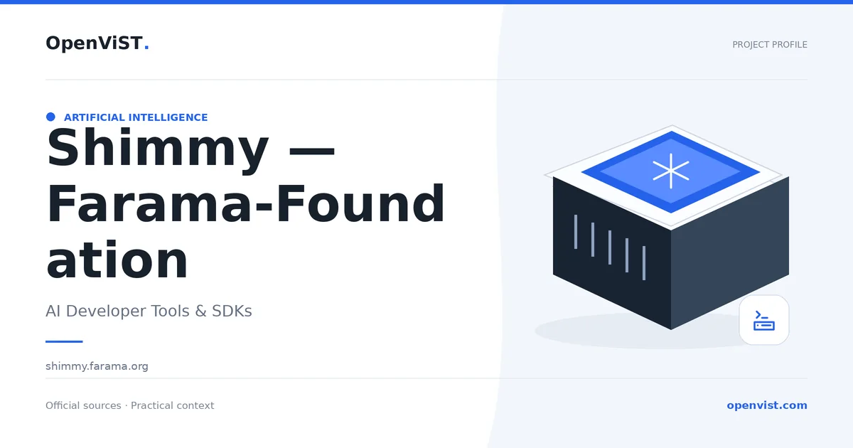 Shimmy — Farama-Foundation — OpenViST project profile in AI Developer Tools & SDKs.