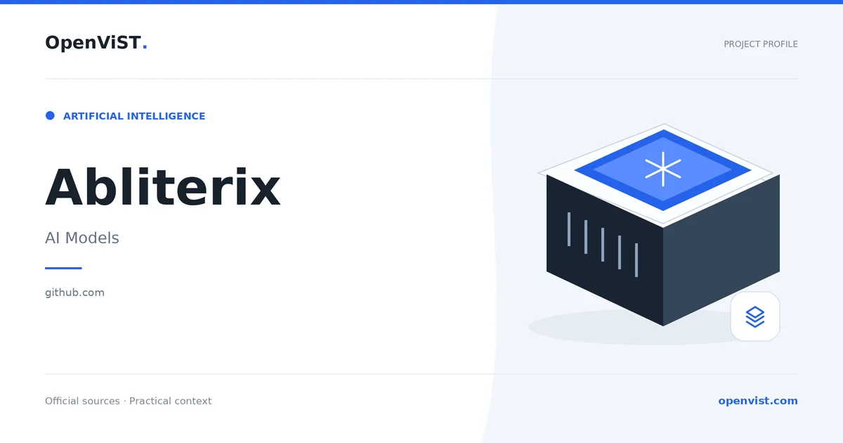 Abliterix — OpenViST project profile in AI Models.