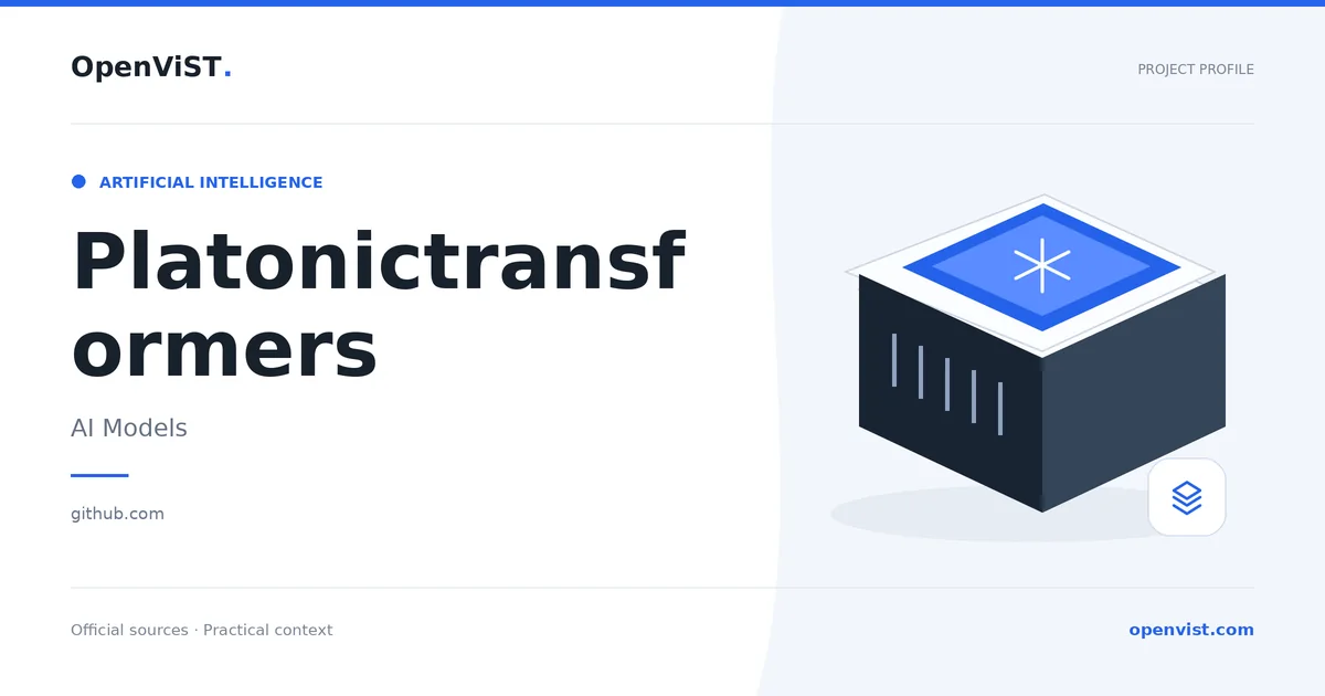 Platonictransformers — OpenViST project profile in AI Models.