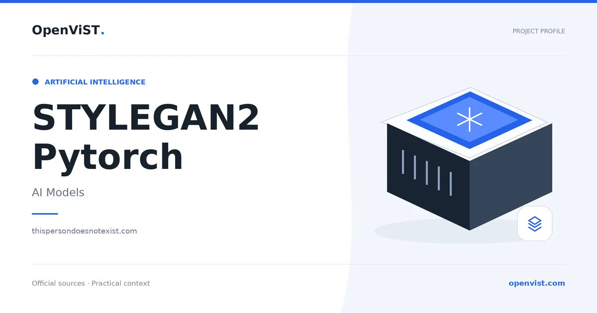 STYLEGAN2 Pytorch — OpenViST project profile in AI Models.