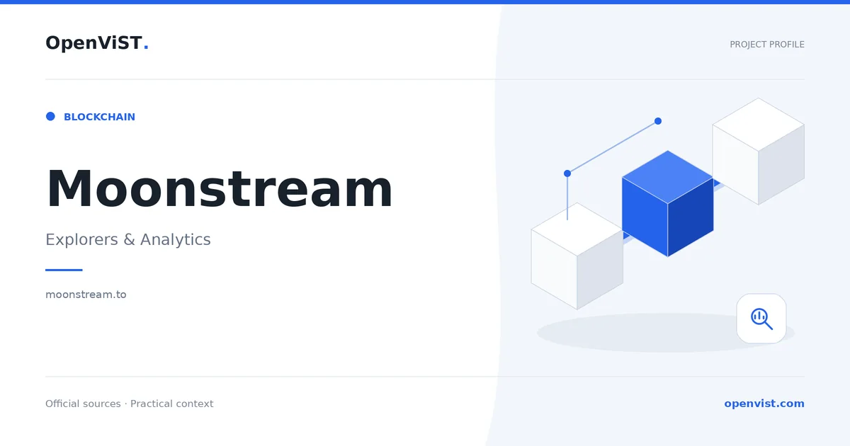 Moonstream — OpenViST project profile in Explorers & Analytics.