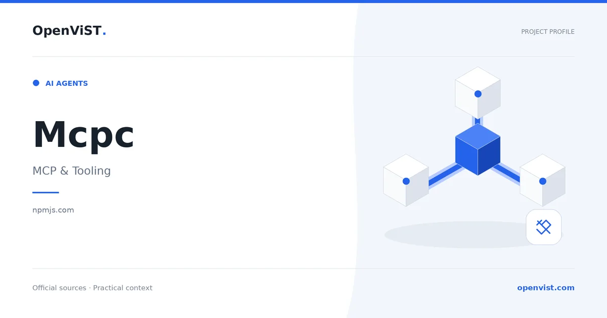 Mcpc — OpenViST project profile in MCP & Tooling.