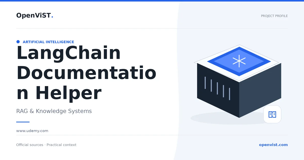 LangChain Documentation Helper — OpenViST project profile in RAG & Knowledge Systems.
