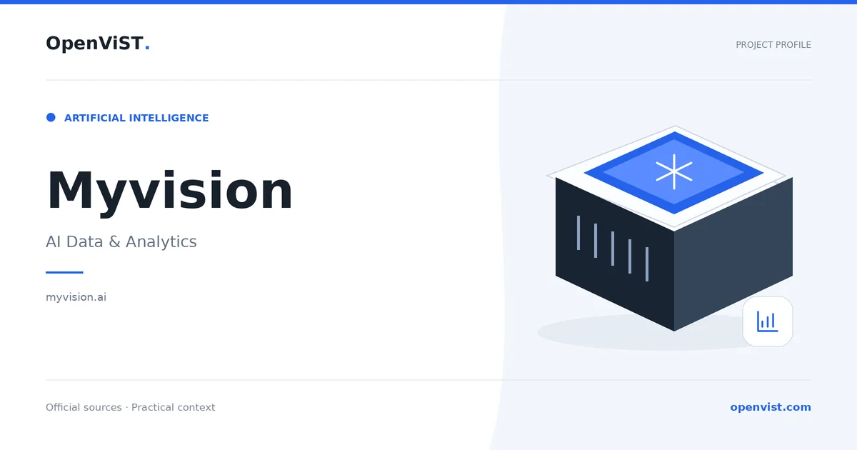 Myvision — OpenViST project profile in AI Data & Analytics.