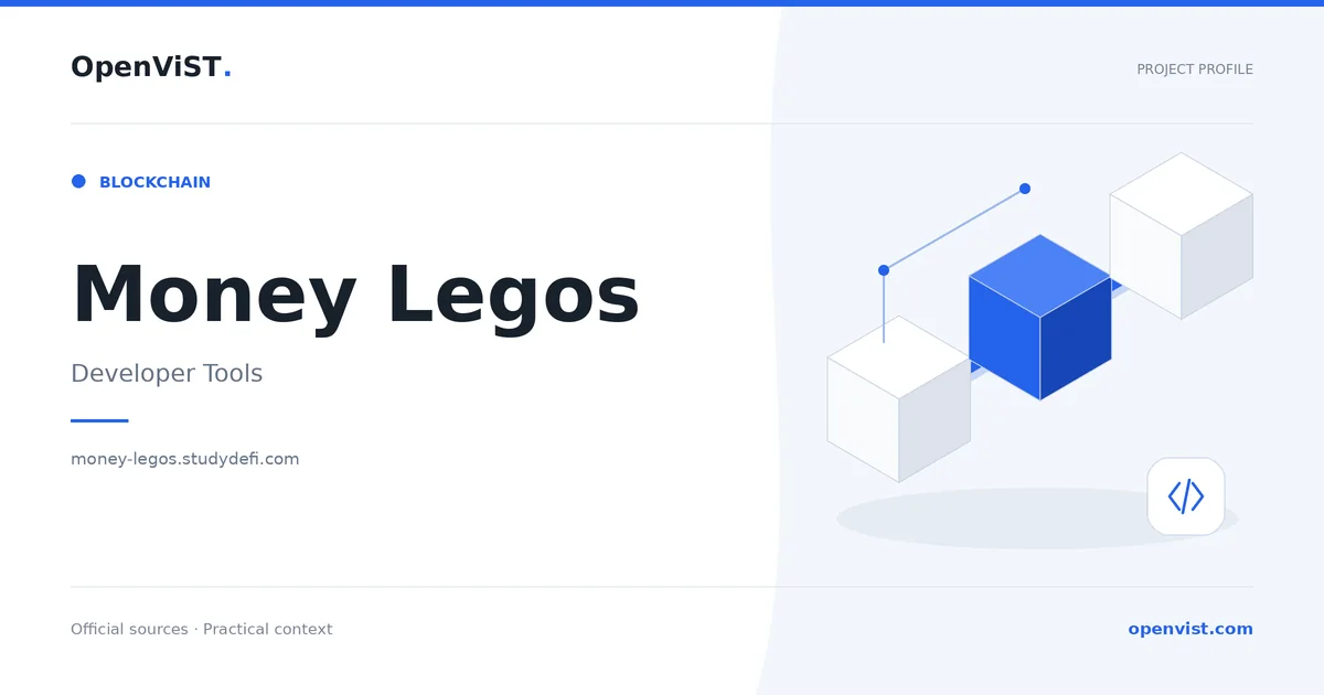 Money Legos — OpenViST project profile in Developer Tools.
