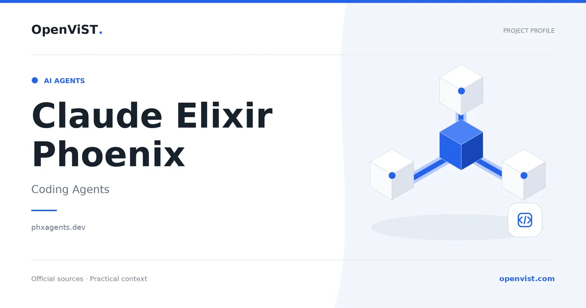 Claude Elixir Phoenix — OpenViST project profile in Coding Agents.