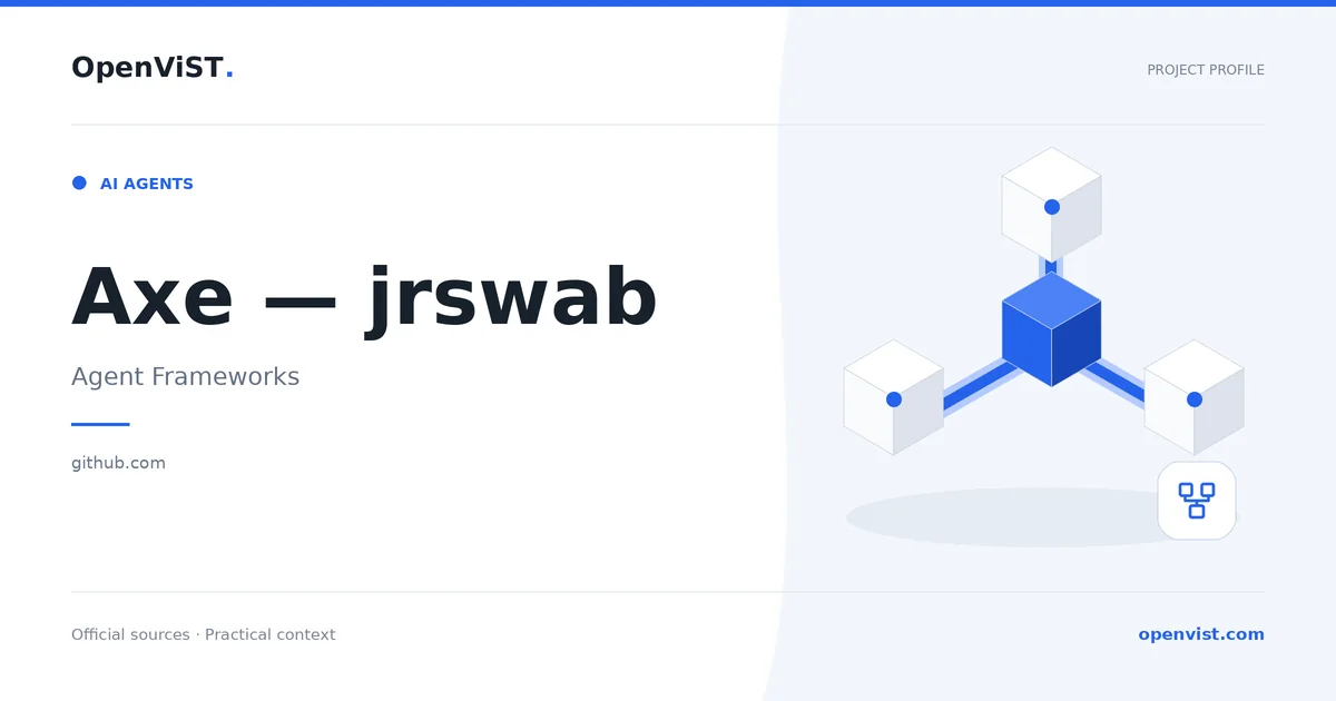 Axe — jrswab — OpenViST project profile in Agent Frameworks.
